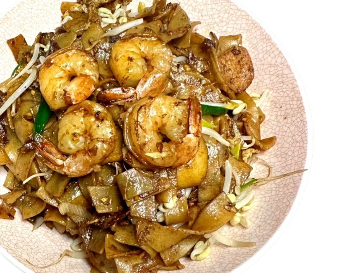 Penang fried noodles from Malaysia Delights